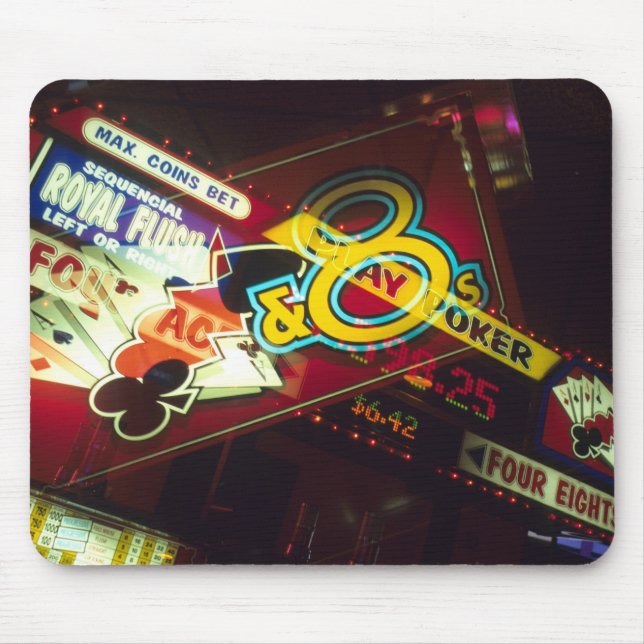 Double exposure, interior Casino, Las Vegas, Mouse Pad (Front)