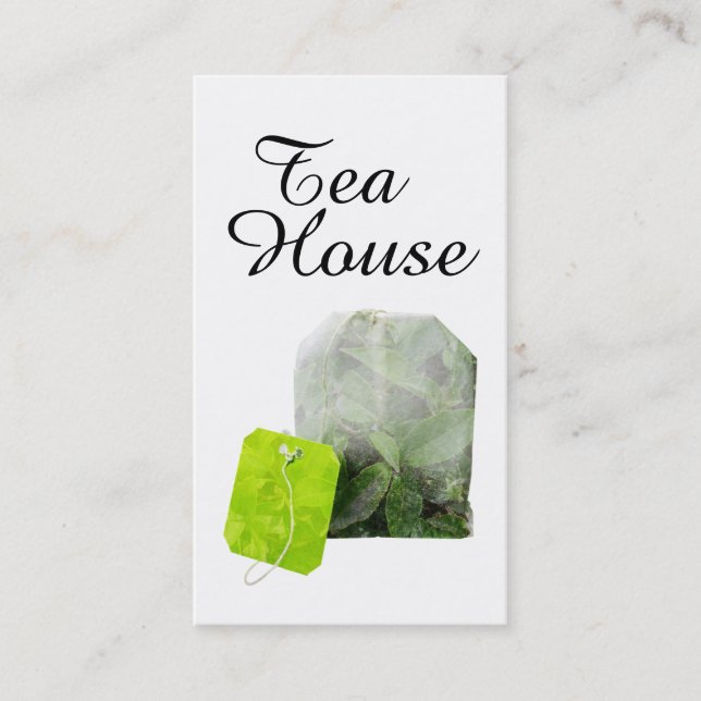 double exposure tea house punch card (Front)