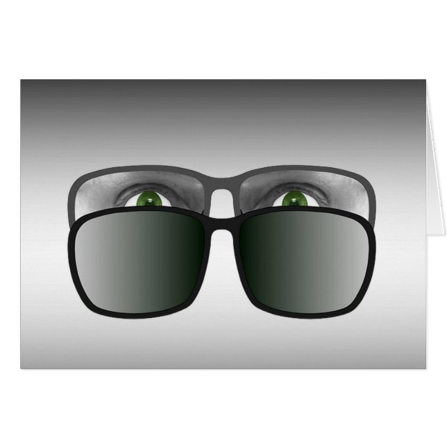 Double Eyesight Glasses (Front Horizontal)