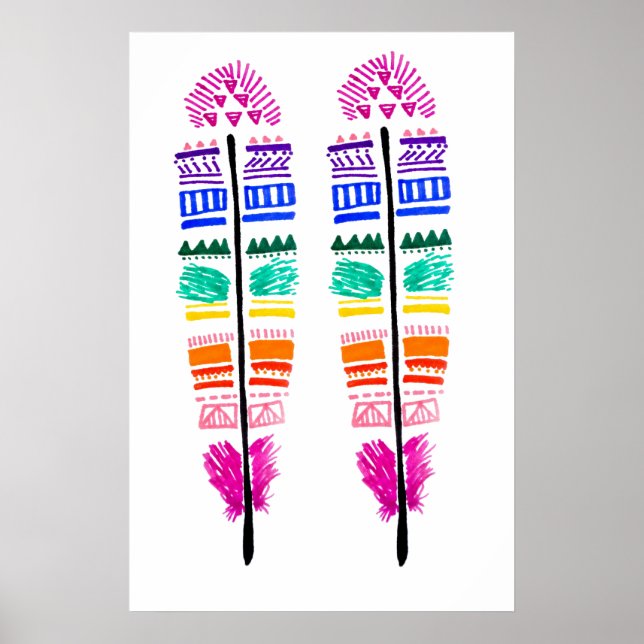 Double Feather Poster. Poster (Front)