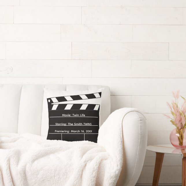 Double Feature Coming Soon Pregnancy  Cushion (Couch)