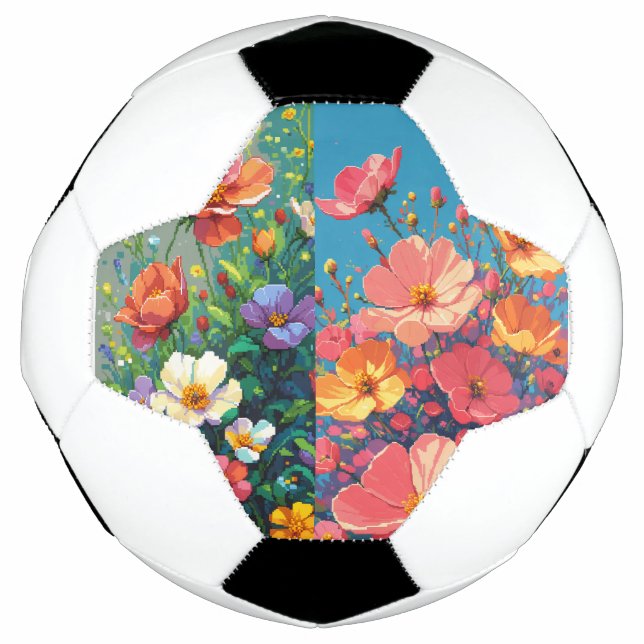 Double Flowers Soccer Ball (Front)