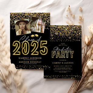 Double Graduation Party Invitation