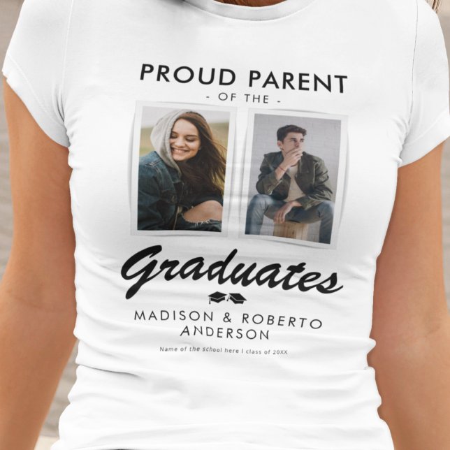 Double Graduation Photo T-Shirt (Creator Uploaded)