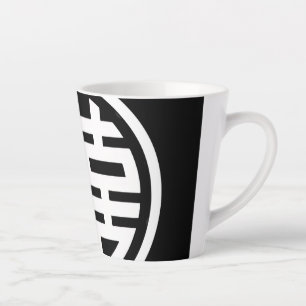Double Happiness/Black/Small Latte Mug