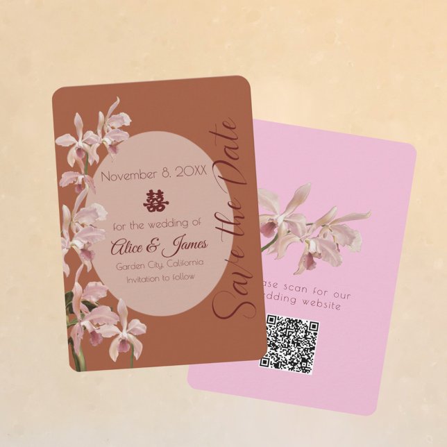 Double Happiness Orchid Save The Date (Creator Uploaded)