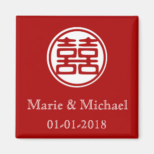 Double Happiness • Round Magnet