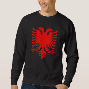 Double Headed Eagle Albania Flag For A Patriot Alb Sweatshirt