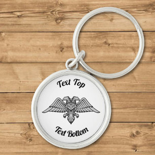 Double Headed Eagle Keychain