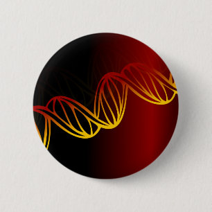 Double Helix 6 Cm Round Badge