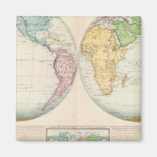 Double Hemisphere Map of the Climate Magnet