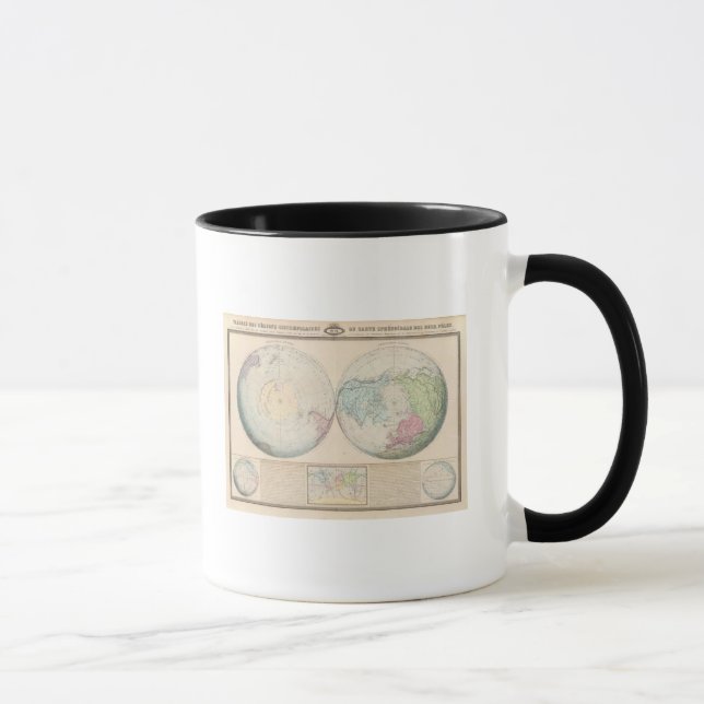 Double Hemisphere Map of the World Mug (Right)