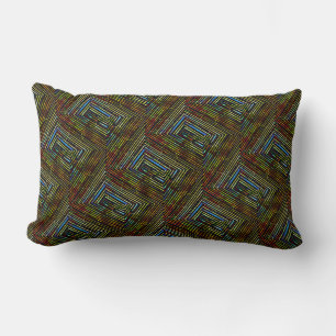 Double Herringbone Lumbar Cushion