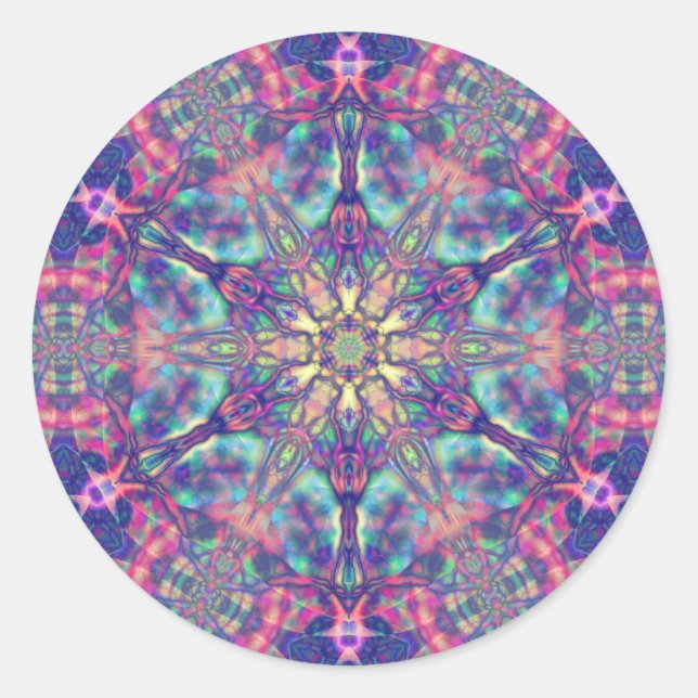 Double Hexagram of Panspermia  Stickers (Front)