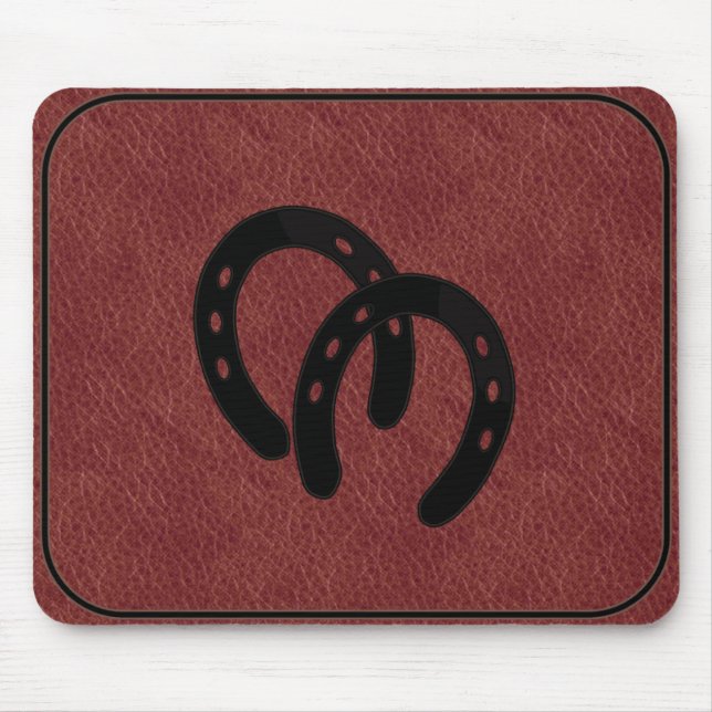Double Horse-shoes BRANDED MOUSEPAD (Front)