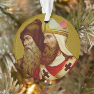 Double Image SS. Cyril & Methodius (M 001) Acrylic Ornament