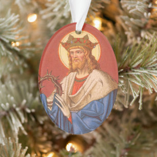 Double Image St. Louis IX the King (PM 05) Acrylic Ornament