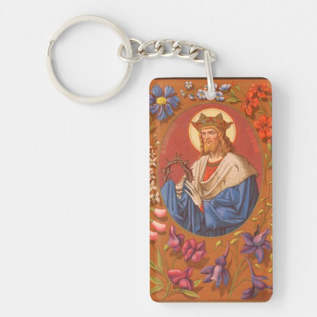 Double Image St. Louis IX the King (PM 05) Key Ring (Front)