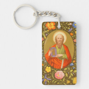 Double Image St. Paul the Apostle (PM 06) Key Ring