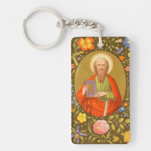 Double Image St. Paul the Apostle (PM 06) Key Ring (Front)
