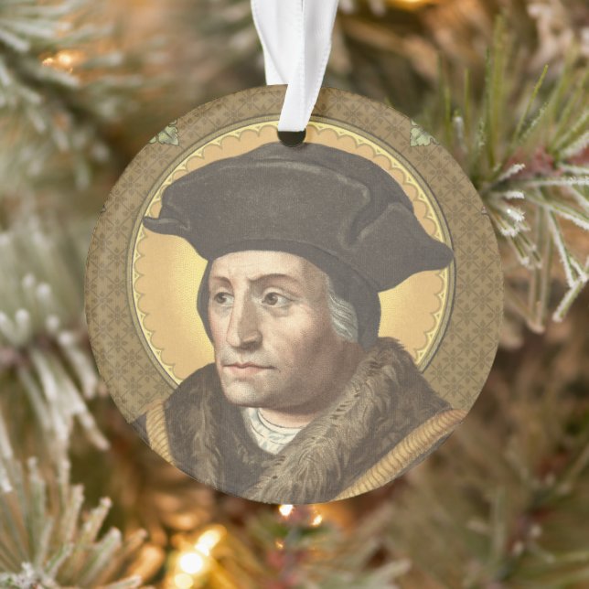 Double Image St. Thomas More (SAU 026) CircAcrylic Ornament (Tree)