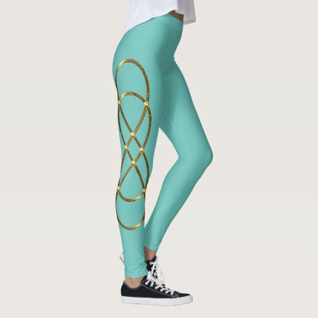 Double Infinity antique gold + your ideas Leggings (Right)