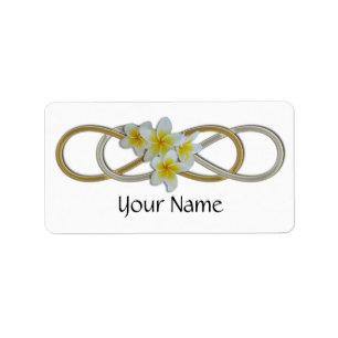 Double Infinity BiColor Frangipani Label