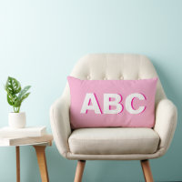 Double Layer White and Hot Pink Monogram