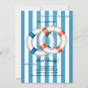 Double Life Preserver Invitation