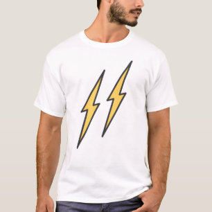 Double Lightning Bolt Icon design T-Shirt