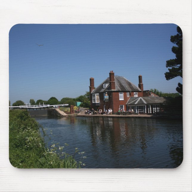 Double Locks Inn, Exeter, Devon, UK Mouse Pad (Front)