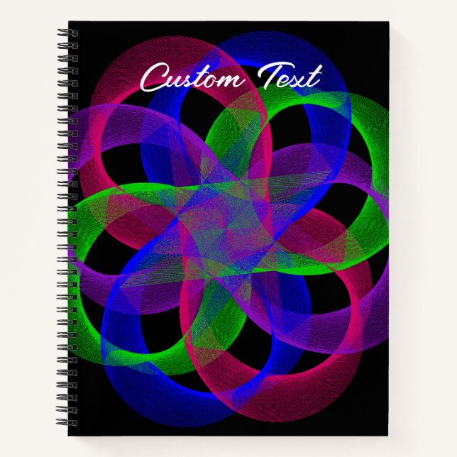 Double Loop Mesh Geometric Notebook (Front)