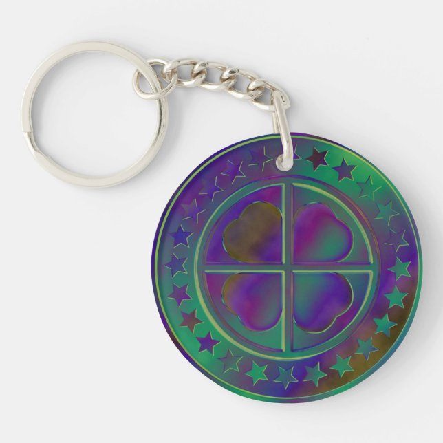 Double Lucky | feng shui keychain (Front)