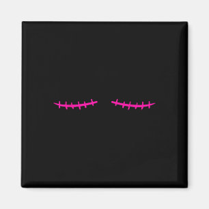 Double Mastectomy Breast Cancer Survivor Magnet