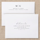 Double Monogram & Script Back