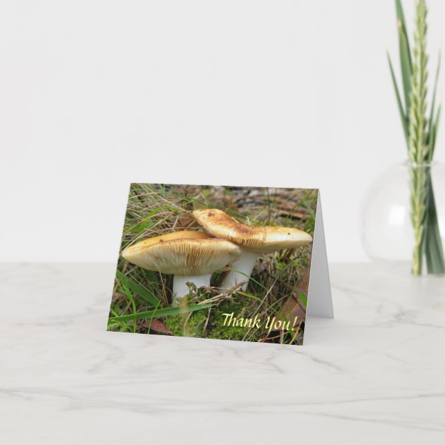 Double Mushroom Note Card (Front)