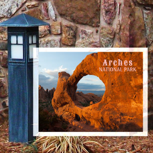 Double O Arch, Arches National Park, Utah Postcard