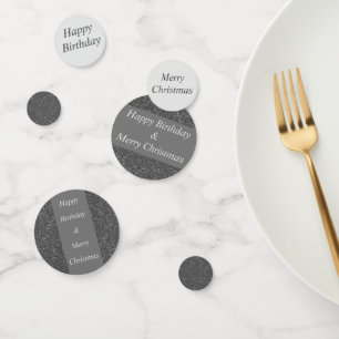 Double occasion birthday and Christmas confetti
