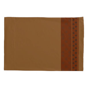 Double Orange Reversible Pillow Case