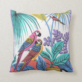 Double Parrots Pillow