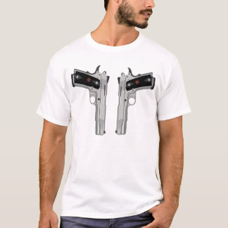 Double Peace Sign Guns T-Shirt