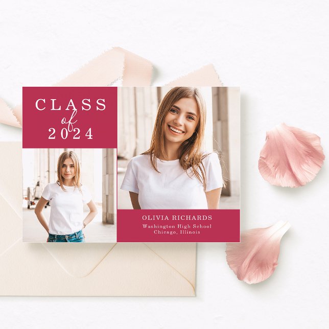 Double Photo | Class of 2023 Graduation Announcement (Creator Uploaded)