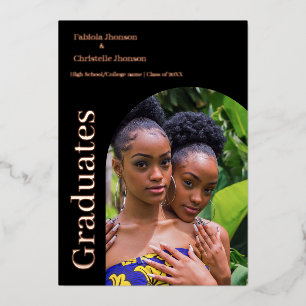 Double Photo graduation class of 2023 graduation