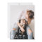 Double photo modern bold thin text save the date