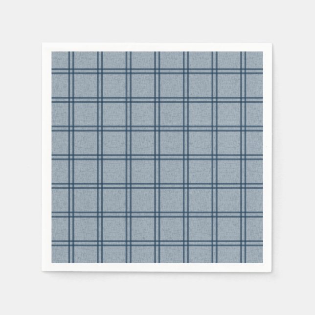 Double Plaid Pattern Napkin (Front)
