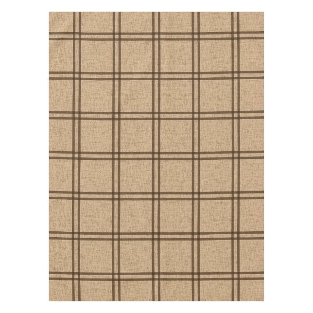 Double Plaid Pattern Tablecloth (Front)