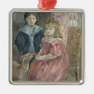 Double portrait of Charley and Jeannie Thomas, chi Metal Tree Decoration