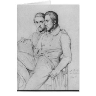 Double portrait of Hippolyte and Paul Flandrin