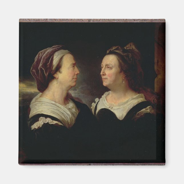 Double Portrait of Marie Serre Magnet (Front)