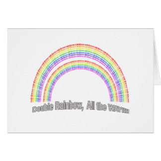 DOUBLE RAINBOW
